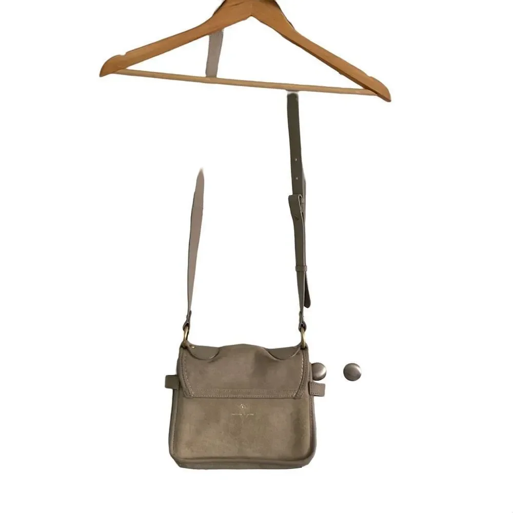 Nanette Lepore Waverly Flap Husky Crossbody Bag Stone OS - Picture 2 of 13